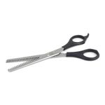 Henbor Tijera para Cabello Entresacadora 2 Lados, Mango de Plástico 745/6