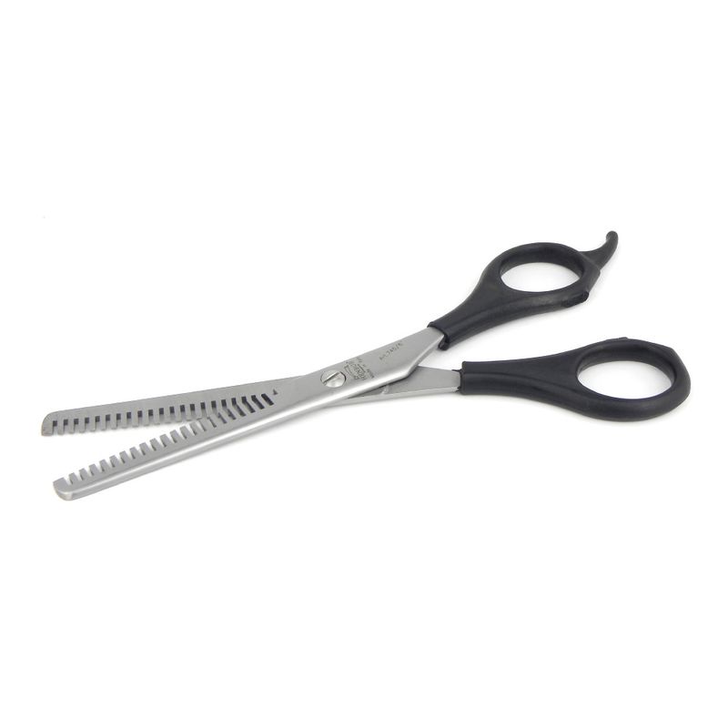 Henbor Tijera para Cabello Entresacadora 2 Lados, Mango de Plástico 745/6
