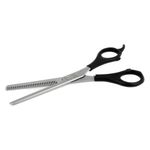 Henbor Tijera para Cabello Entresacadora 1 Lado, Mango de Plástico 746/6