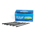 ZZAM Vincha Invisible Color Negro Caja x 100 unds. ZZ102A