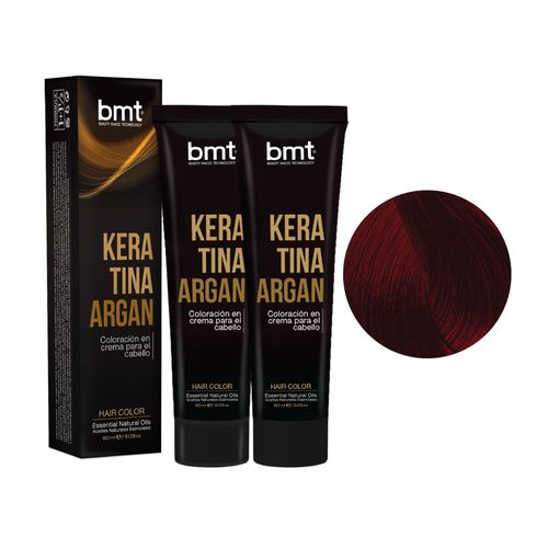 Tinte Bmt Keratina y Argán Doble Tubo