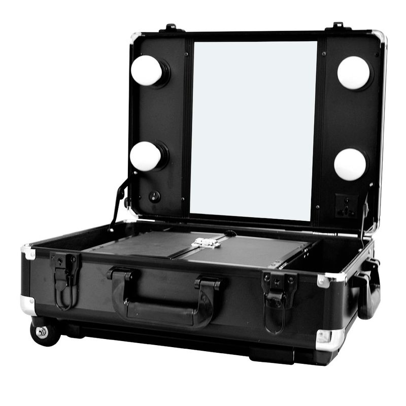 Sileti Maletín Cosmetiquero con Ruedas y Luz ST-9002-1