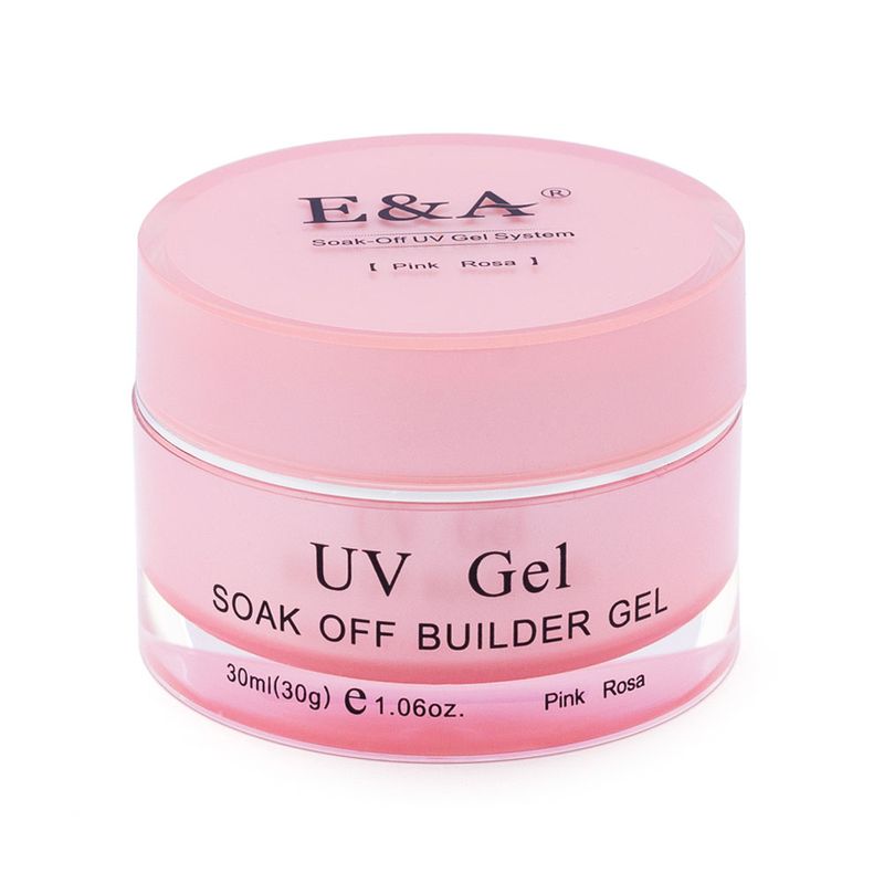 E&A Gel Uv para Uñas Pink 30 g. EAUV-30A-P