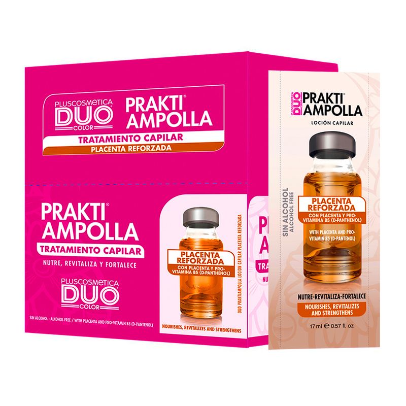 Duo Ampollas Placenta Reforzada Sachet 17 ml. Caja x 14 und. 75030657