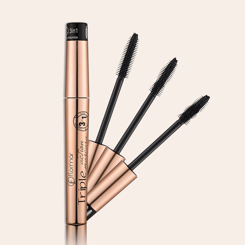 Flormar Máscara para Pestañas Triple Action Mascara Volumen 0212096-001