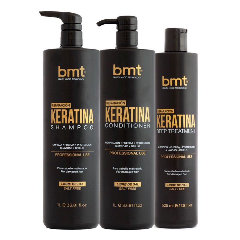 Bmt Pack Keratina 525 ml. PACK-BMTK2