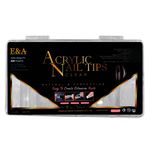 E&A Moldes Dual para Uñas Postizas Color Transparente/Clear EANT-C-01