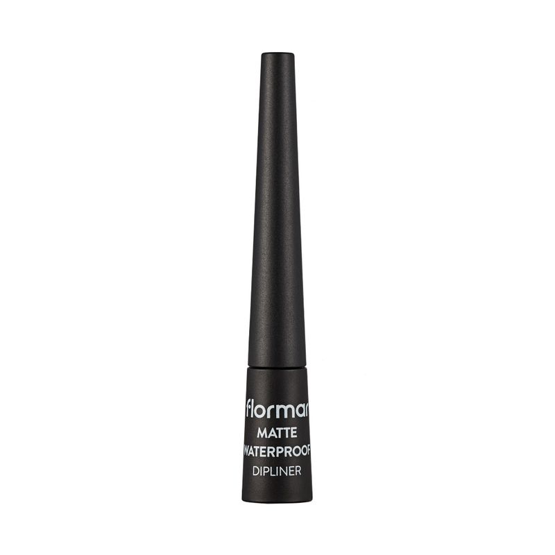 Flormar Delineador Líquido Mate Color Negro a prueba de Agua 0212163-001