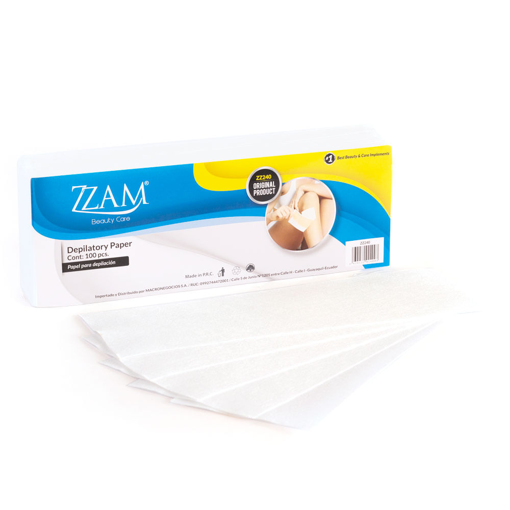 ZZAM Papel para Depilación - ZZ240 - DMujeres Beauty Market