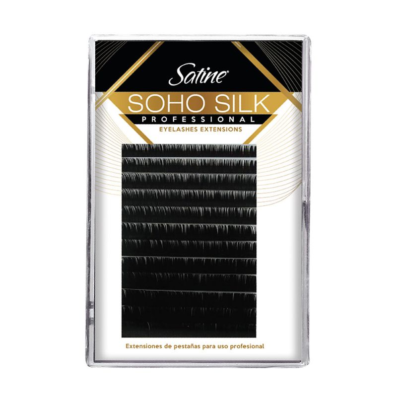 Satine Extensiones de Pestañas C - grosor 0.15 mm Largo 11 mm SA-532