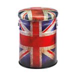 Sileti Banco para Barbería con Almacenamiento Bandera Inglaterra ST-7600