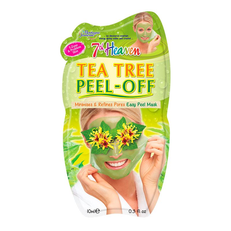 7th Heaven Mascarilla Facial Despegable de Árbol de Té 0035953