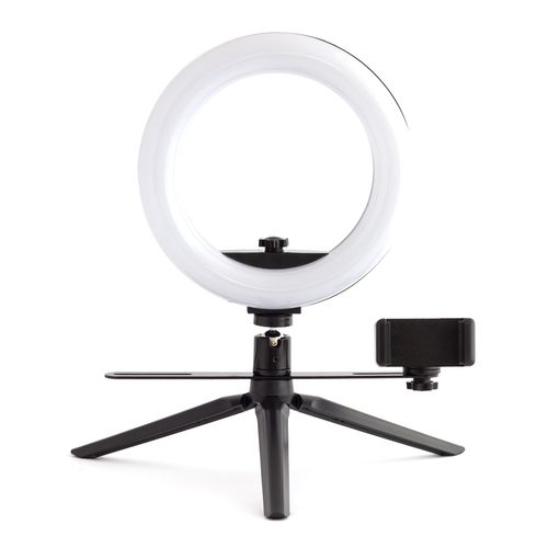 Aro de Luz Led 8 Pulgadas con Soporte para Mesa