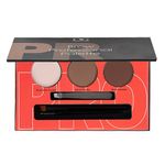 OG Outdoor Girl Kit de maquillaje para cejas 3 Tonos 02 Light Medium EB2102-2