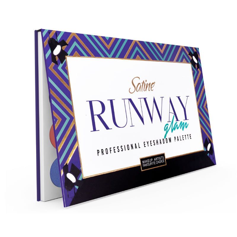 Satine Paleta de Sombras para Ojos Profesional 28 Tonos Runway Glam SA-804