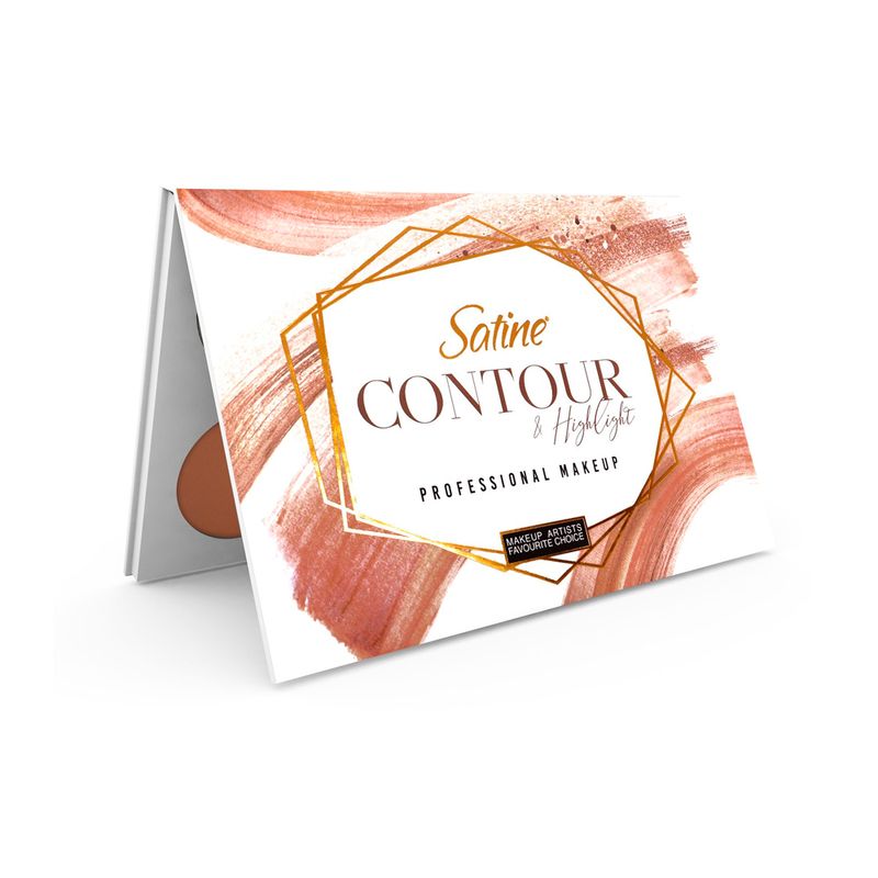 Satine Paleta de Maquillaje Contour & Highlight 6 Tonos SA-806
