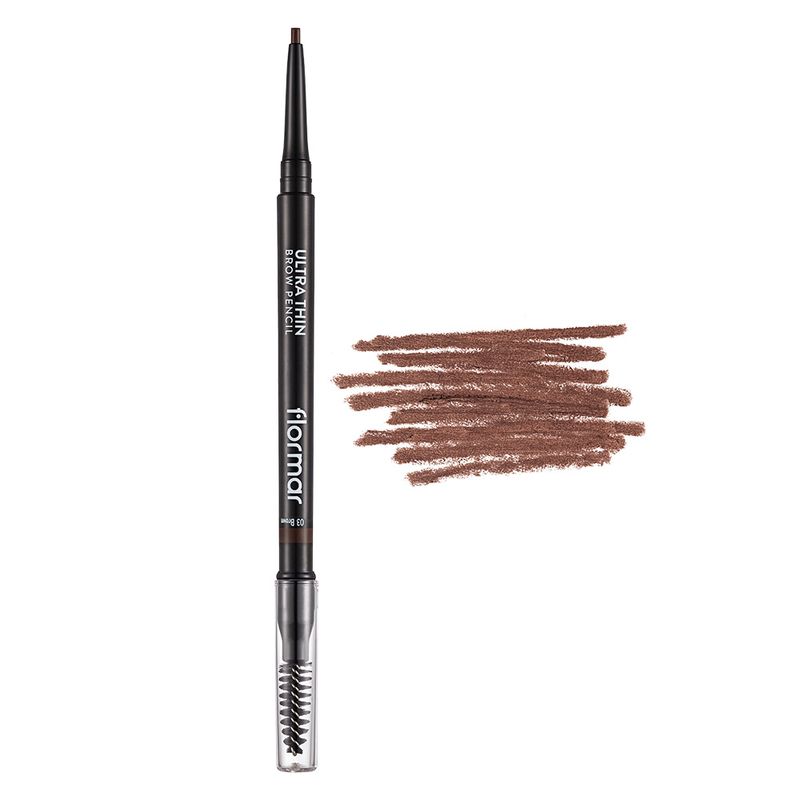 Flormar Delineador Retráctil para Cejas Punta Fina 003 Brown 0717049-003