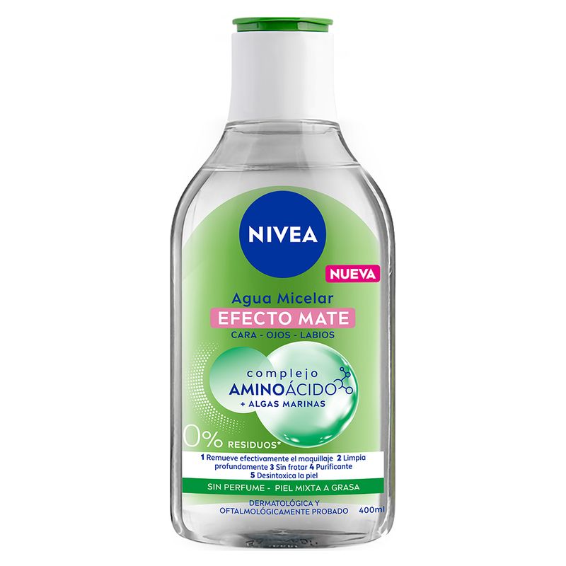 Nivea Agua Micelar Efecto Mate 400 ml. 9746