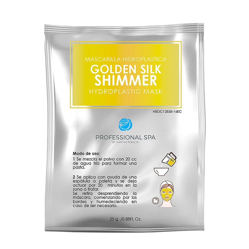 Professional Spa Mascarilla Hidroplástica Golden Silk Shimmer PPS1329