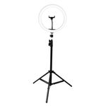 Sileti Aro de Luz Led 14 pulgadas para Fotografía y Maquillaje con trípode ST-9208