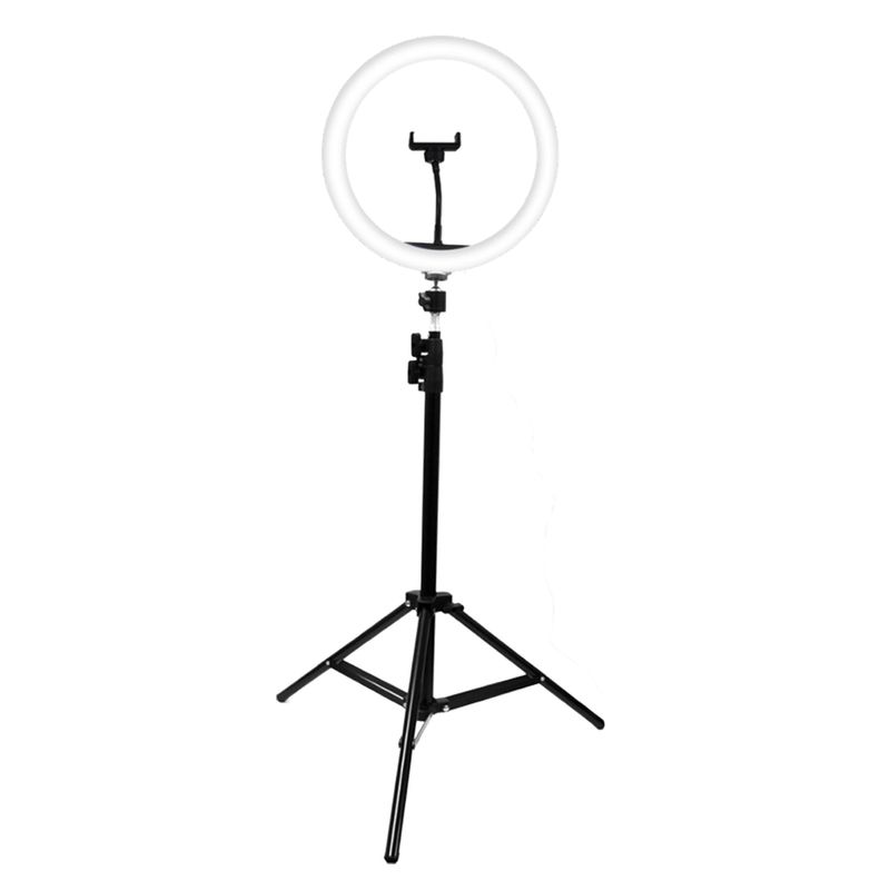 Sileti Aro de Luz Led 14 pulgadas para Fotografía y Maquillaje con trípode ST-9208