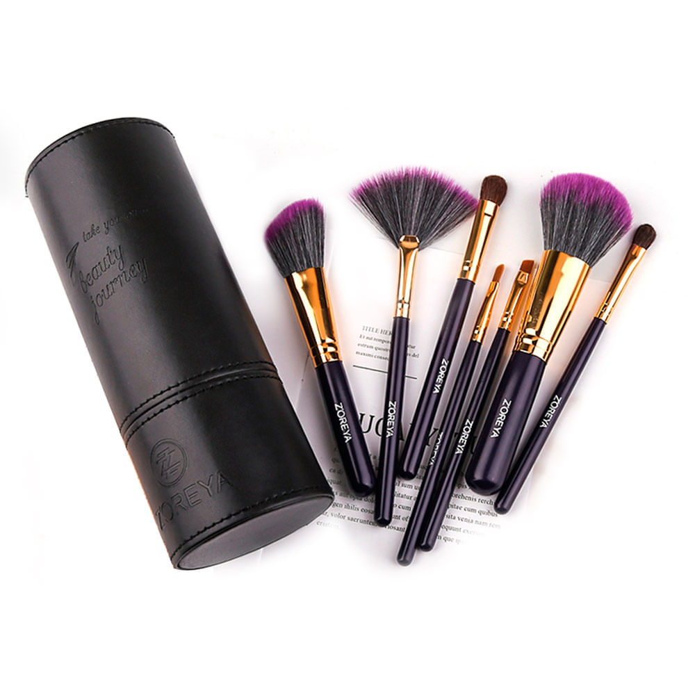 Set De Brochas Maquillaje 6 Und. + Estuche Pfiffery Belleza - LhuaStore –  Lhua Store