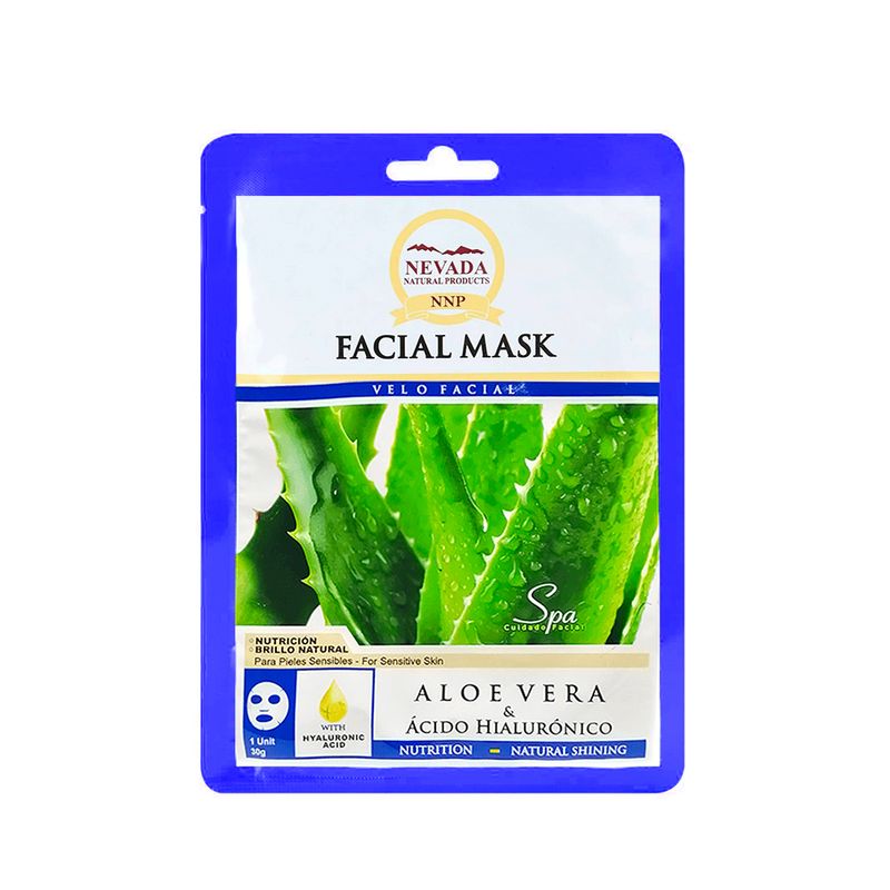 Nevada Mascarilla Velo Facial Aloe Vera 21526