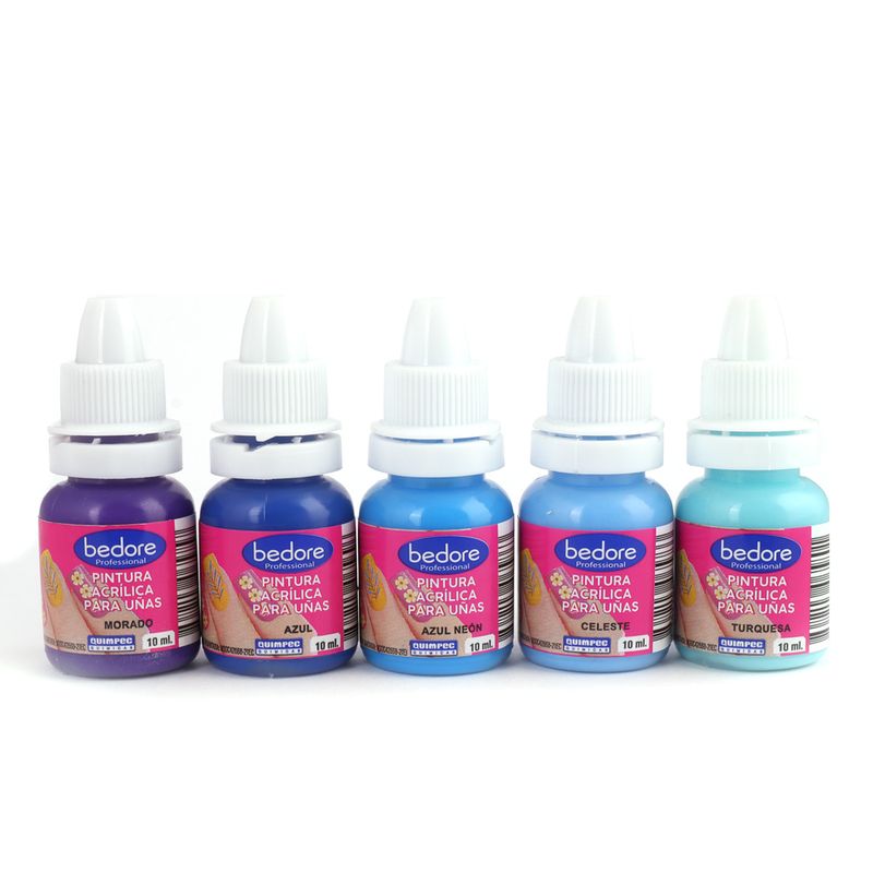 Bedore Kit Pintura Acrílica para Uñas 66051