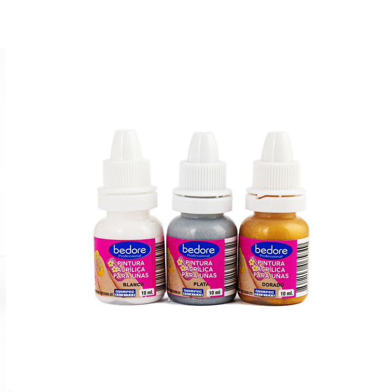 Bedore Kit Pintura Acrílica para Uñas 66051