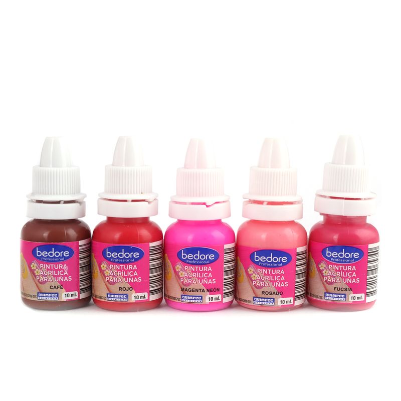 Bedore Kit Pintura Acrílica para Uñas 66051