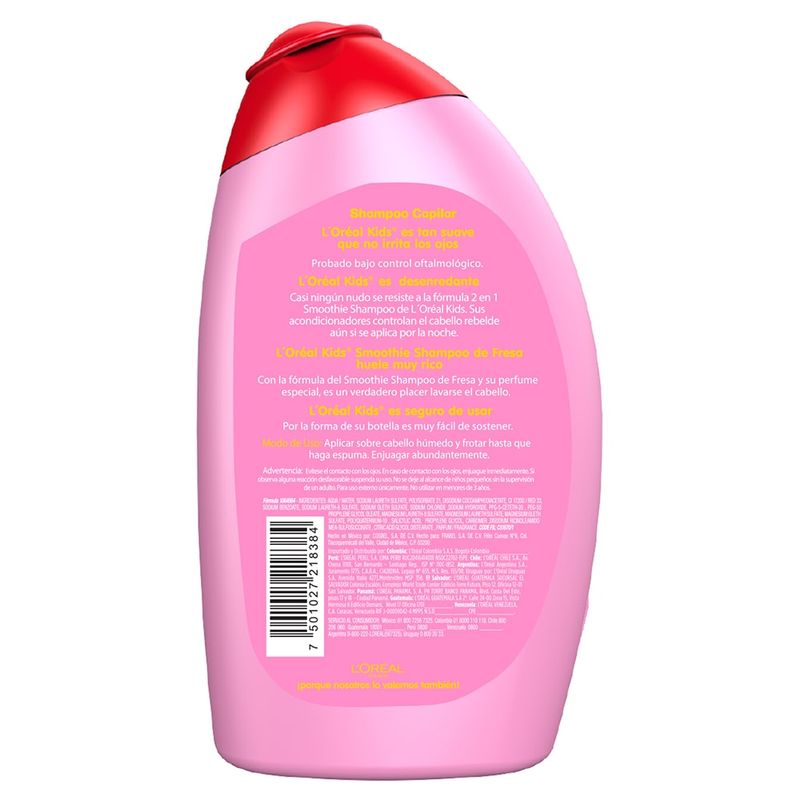 L'oreal Shampoo & Acondicionador 2 en 1 Fresa Cremosa 265 ml. 218384