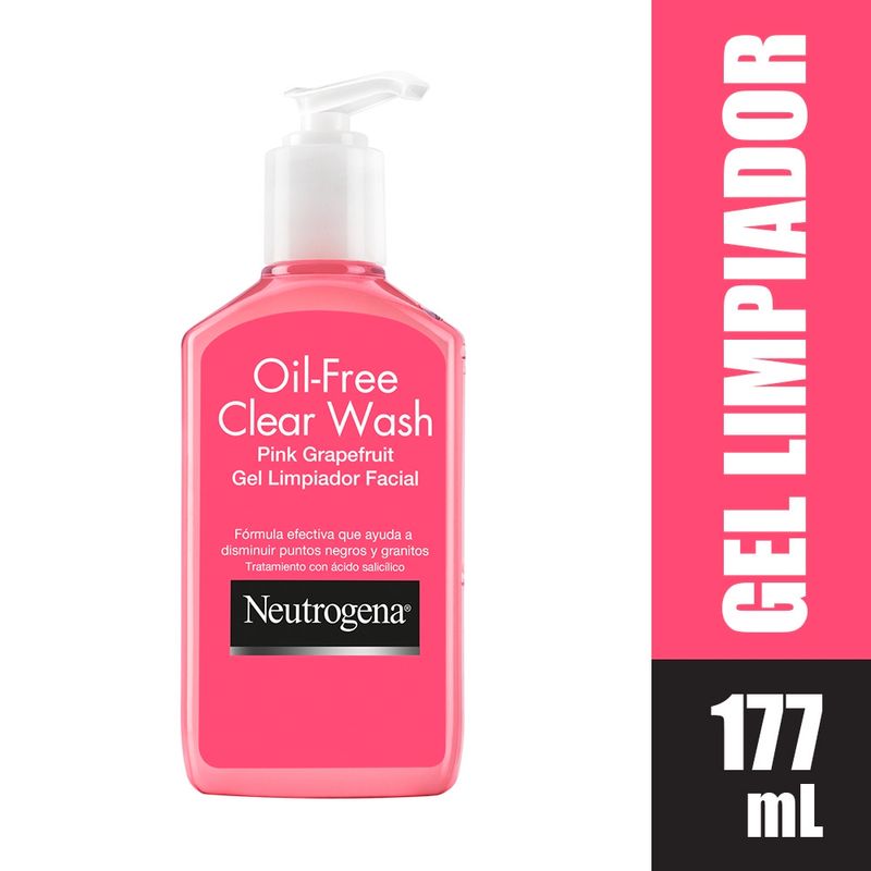 Neutrogena Gel Limpiador Facial Pink Grapefruit 177 ml. 53652
