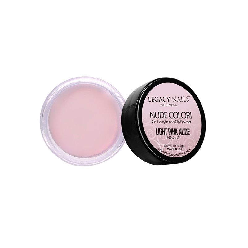 Legacy Nails Nude Color 1/4 Oz Light Pink Nude LNNC-01