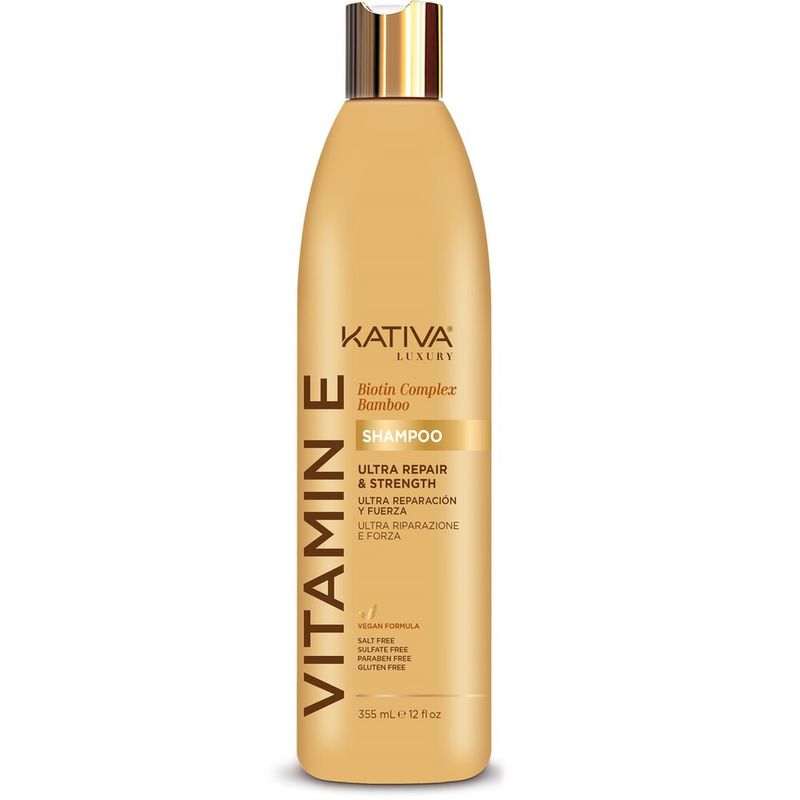 Kativa Luxury Vitamin E Biotin Complex Bamboo Shampoo 355 ml. 75060845