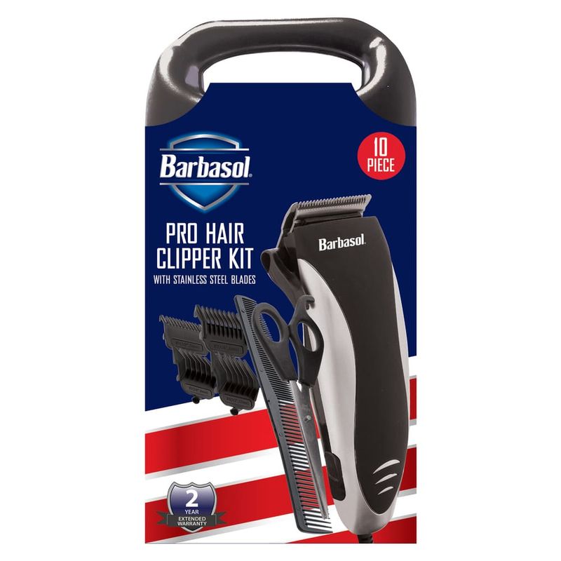 Barbasol Recortadora Cabello Kit 10 piezas CBH1-4002
