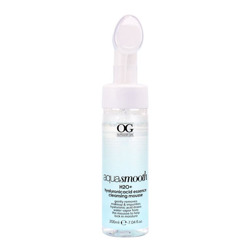 OG Outdoor Girl Aqua Smooth Mousse Limpiador con Ácido Hialurónico 200 ml. SF9127