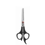 Mundial Ponto Vermelho Tijera para Cabello Filo Dentado 6 673-6