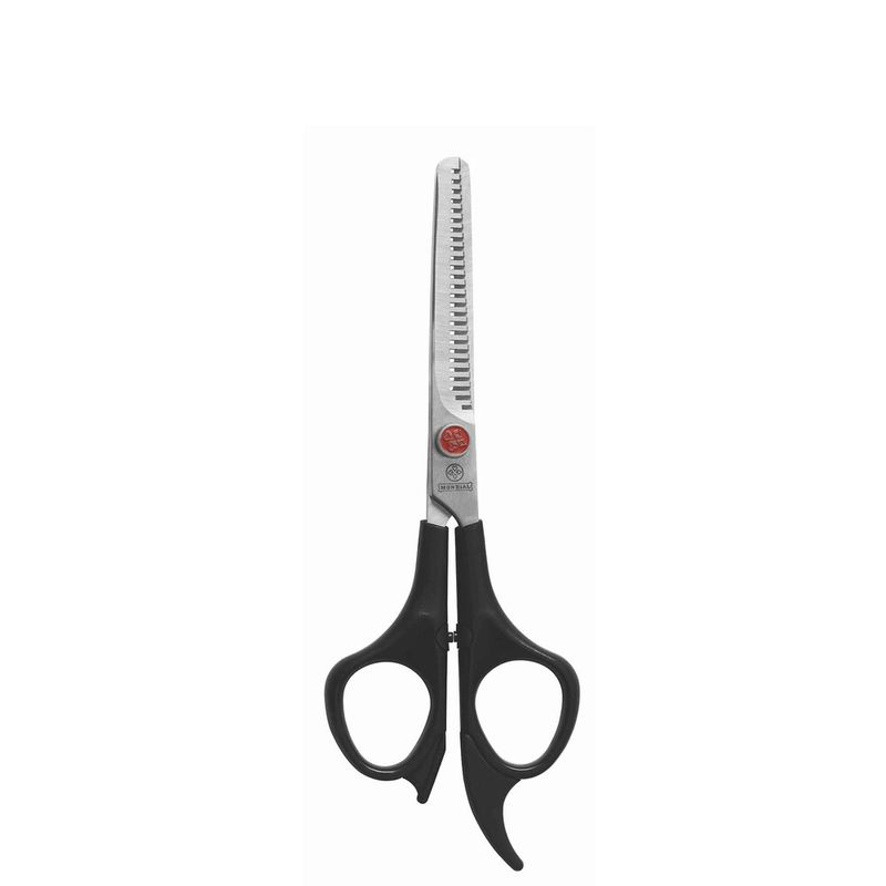 Mundial Ponto Vermelho Tijera para Cabello Filo Dentado 6 673-6