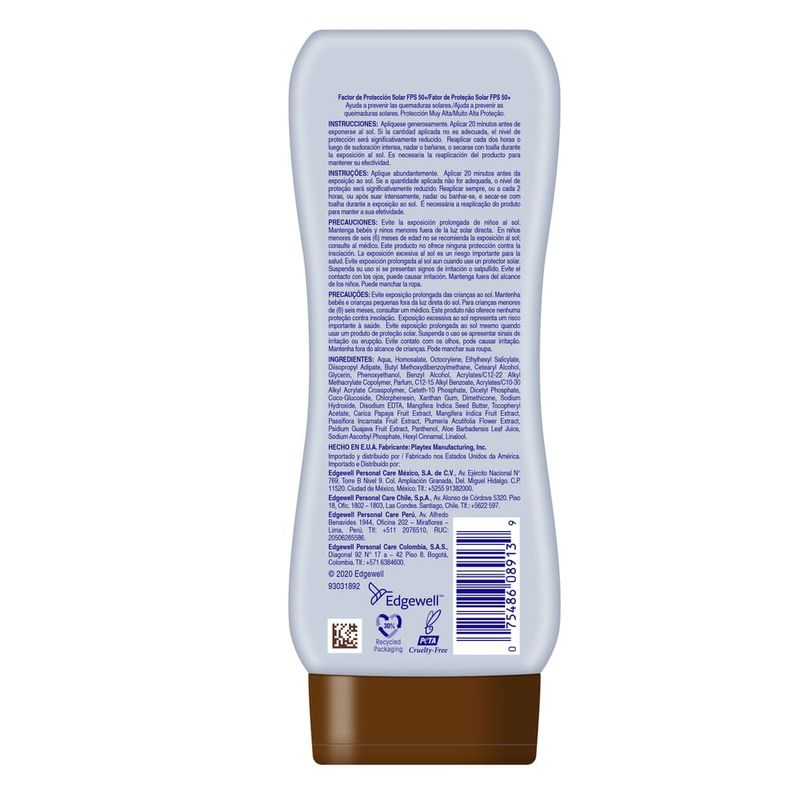 Hawaiian Tropic Ozono Protector Solar Spf50 240 ml. 89139