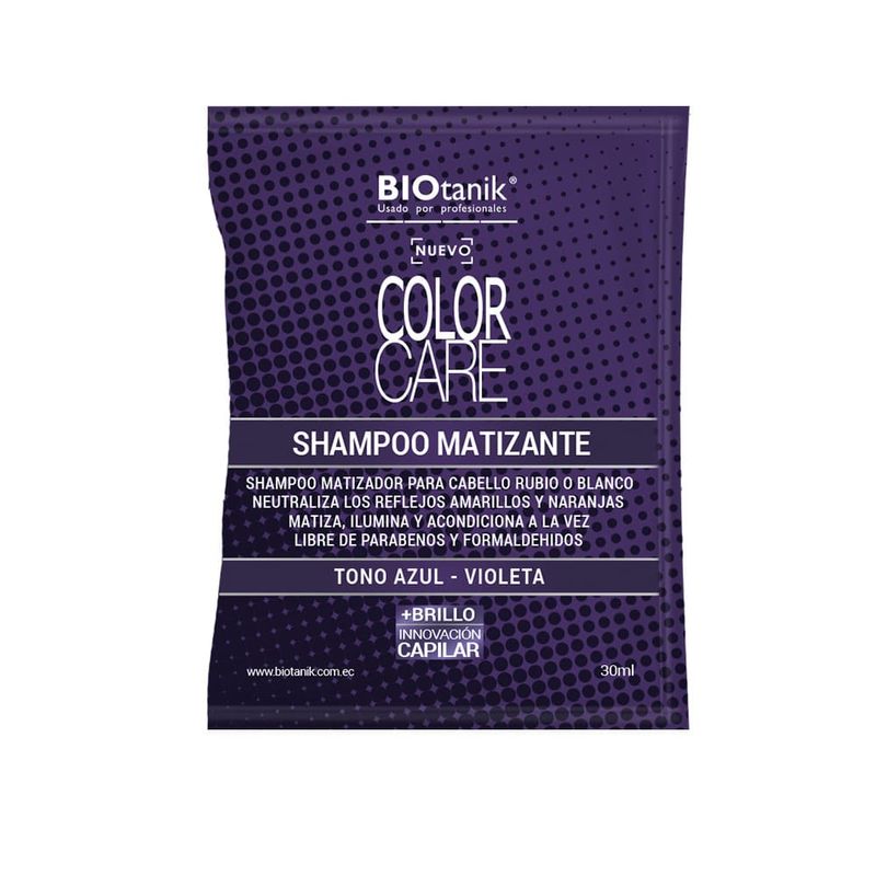 Biotanik Shampoo Matizante Colorcare Sachet 30 ml. 194043