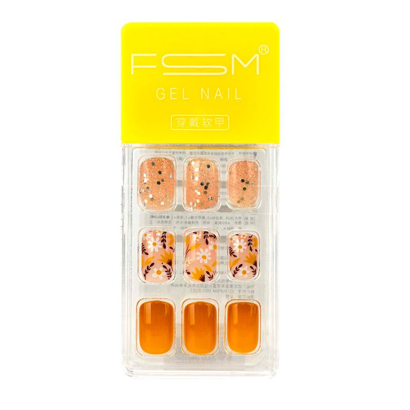FSM Uñas Postizas Esmalte Gel con Papel Adhesivo 09 FSM009