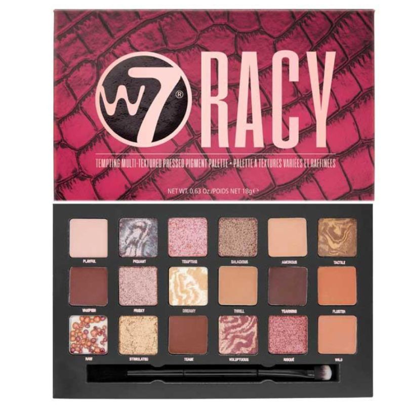 W7 Racy Paleta de Sombras para Ojos 18 Tonos 18 g. RACY01