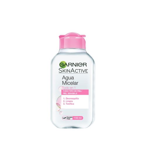 Skinactive Agua Micelar Rosada Todo en 1 100 ml