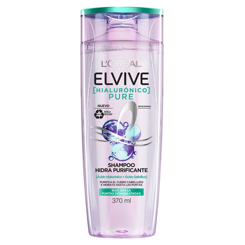 L'oreal Elvive Shampoo Hialuronico Pure 370 ml. 874952