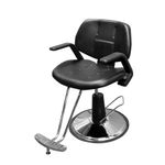 Sileti Silla de Peluquería en Color Negro ST-1020