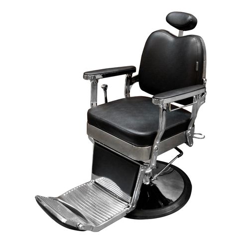 Silla de Barbería Reclinable Color Negro