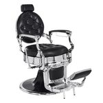 Sileti Silla de Barbería Reclinable en Color Negro ST-2036