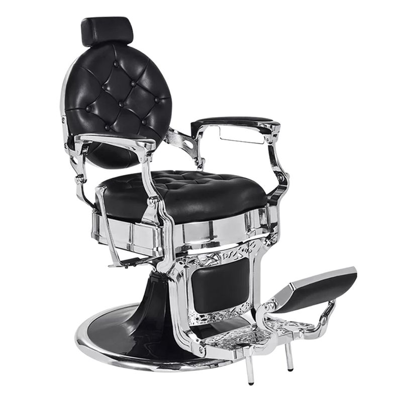 Sileti Silla de Barbería Reclinable en Color Negro ST-2036