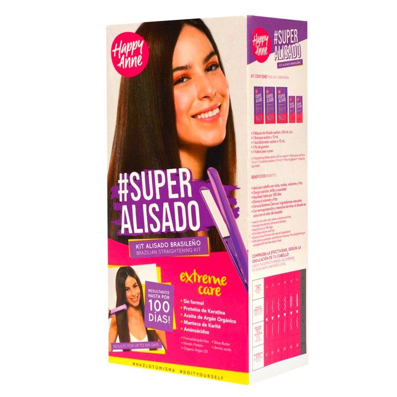 Happy Anne Super Alisado Brasileño Kit 75053106