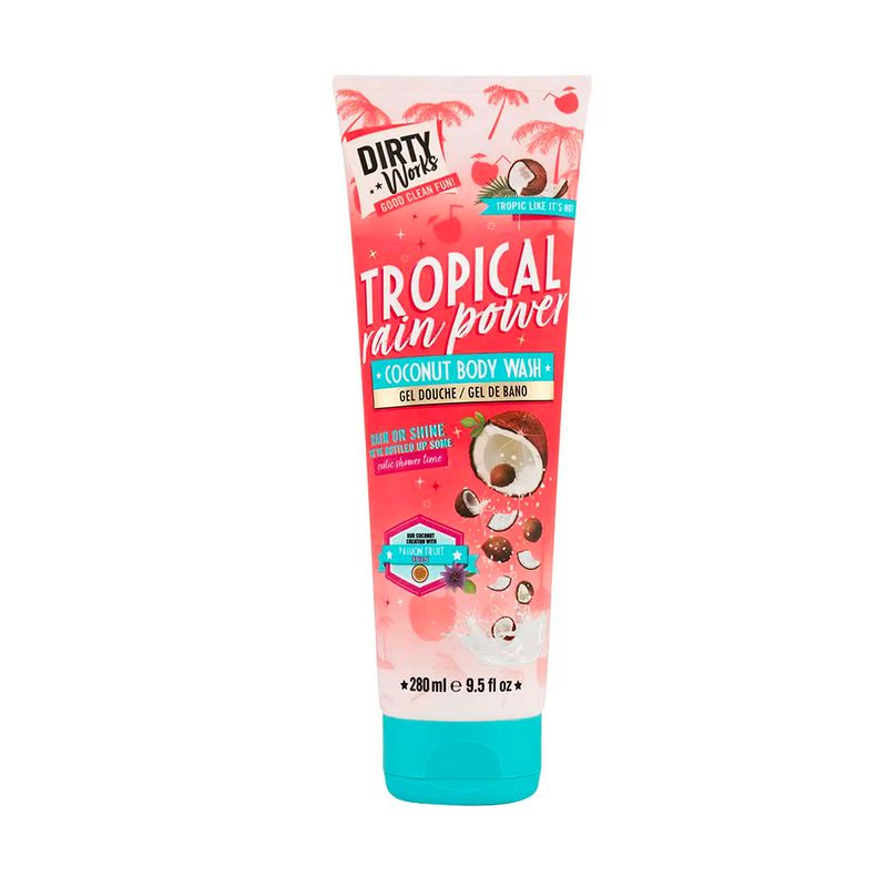 Dirty Works Tropical Rain Power Coconut Body Wash/Gel Ducha 320771